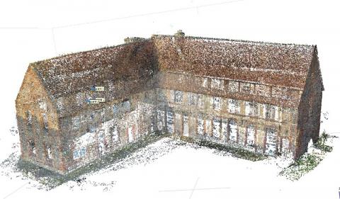 Modélisation numérique 3D par drone photogrammétrie de bâtiments et terrains