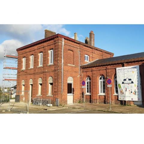 Création d'une M.A.M. dans la gare de Serqueux par Caroline Thibault architecte