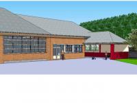Création d'un préau et réfection de la couverture de la garderie de l'école communale de Sainte Croix sur Buchy (76750) Création d'un préau et réfection de la couverture de la garderie de l'école communale de Sainte Croix sur Buchy (76750)