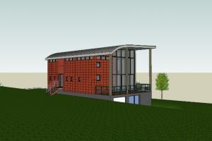 Visite virtuelle d'une maison d'architecte à Roncherolles en Bray (FORGES LES EAUX 76440).