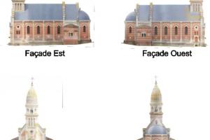 Numérisation grâce à la photogrammétrie de l'église Saint-Vaast de Cardonnette